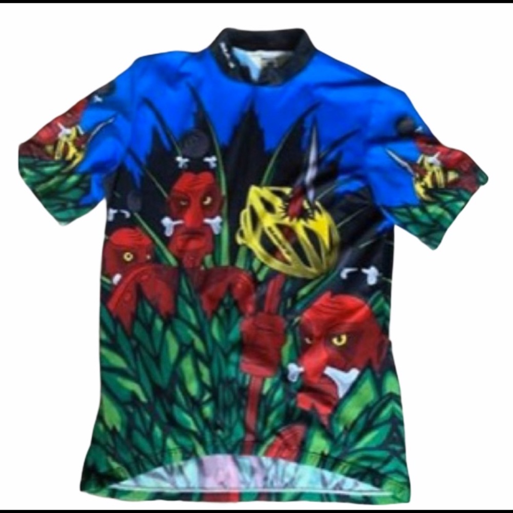 SUGOI Bike Jersey 1/2 Zip up Pullover 3 pocket XL